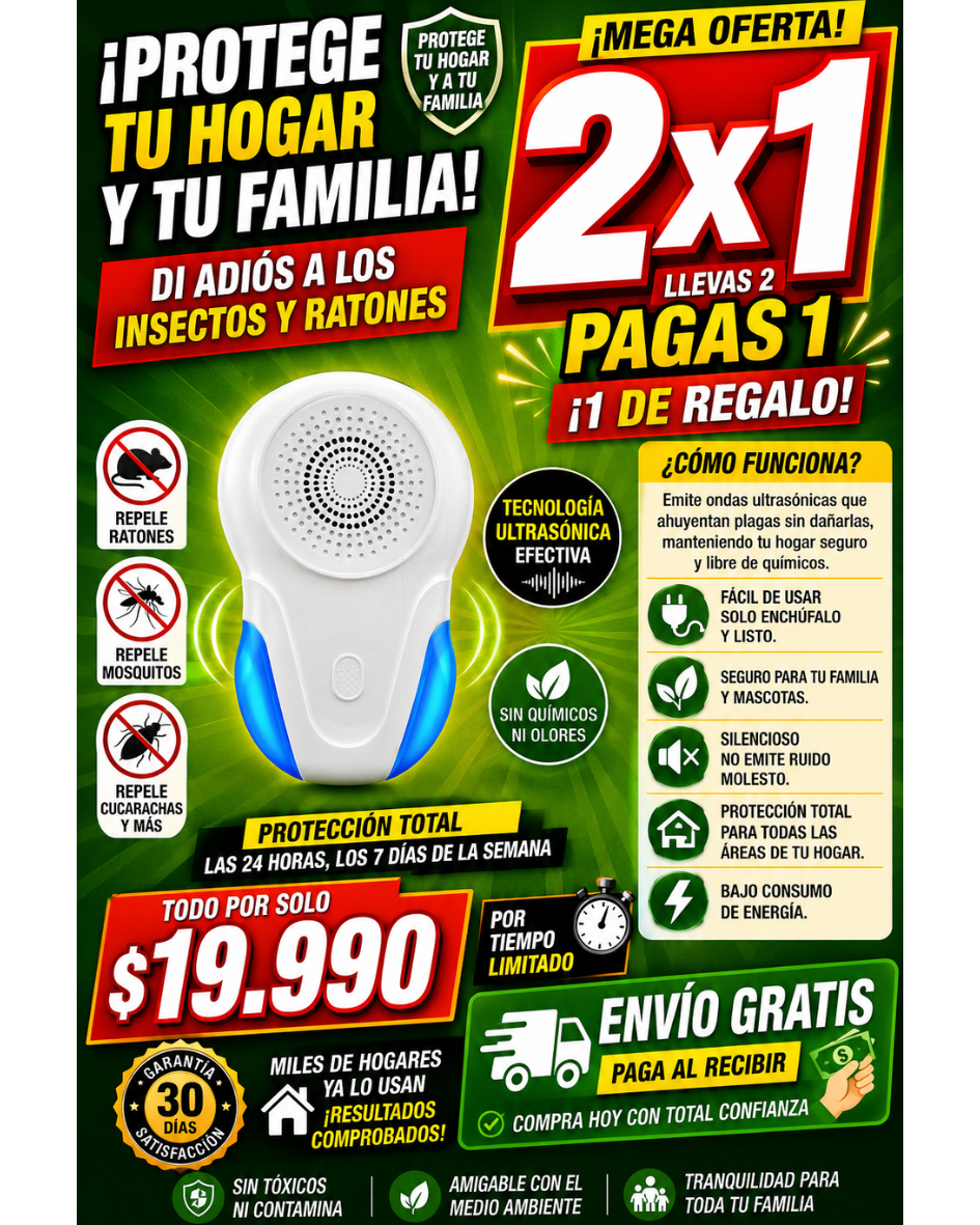 Repelente para insectos y ratas