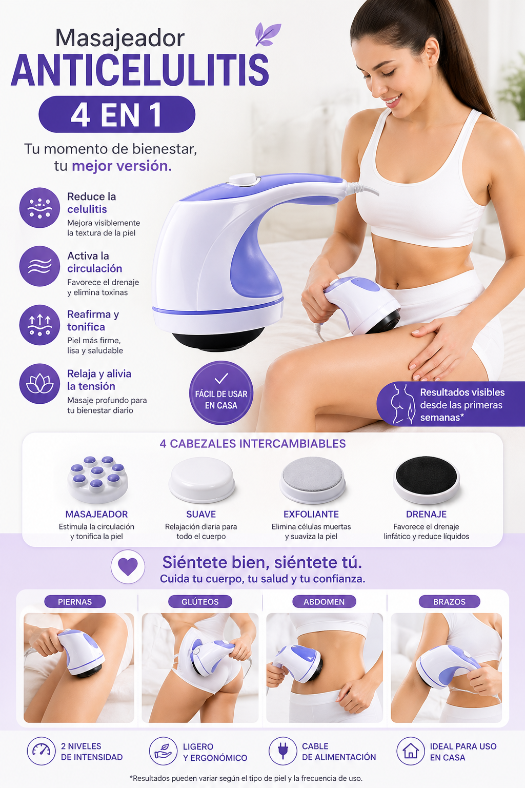 Masajeador Anticelulitis 4 en 1